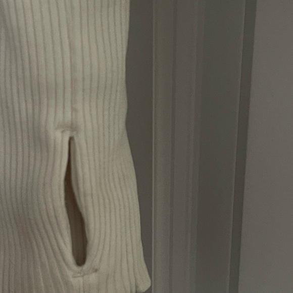 ATHLETA Women’s S Cozy Sherpa Reversible Cream Full Zip Jacket Hoodie - Picture 6 of 7